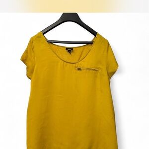 Mossimo Supply Co. Yellow Short Sleeve Top